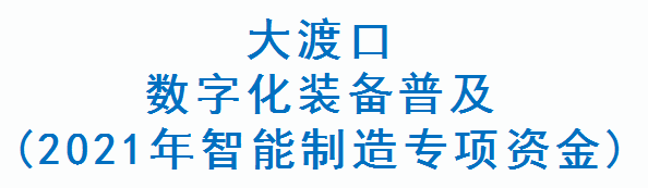 大渡口数字化装备普及(2021年智能制造专项资金)(图1)