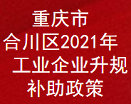 重庆市合川区2021年工业企业升规奖励扶持补助政策(图1)