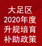 重庆市大足区2020年度升规培育奖励补助政策(图1)