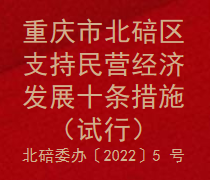 重庆市北碚区支持民营经济发展十条措施（试行）(图1)